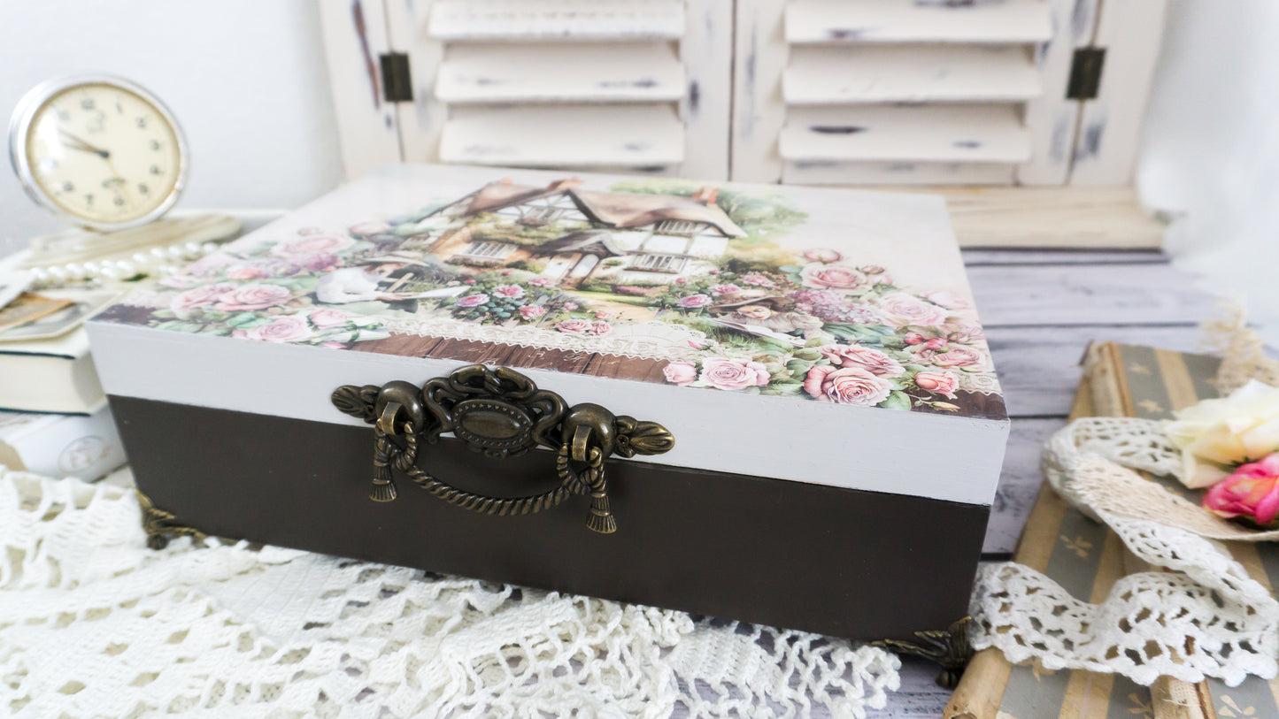 Tea box with 12 compartments 'Jolene'