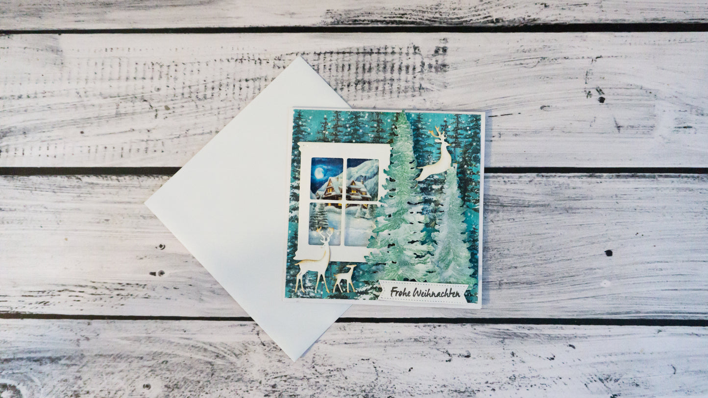 Christmas card set 'Peace'