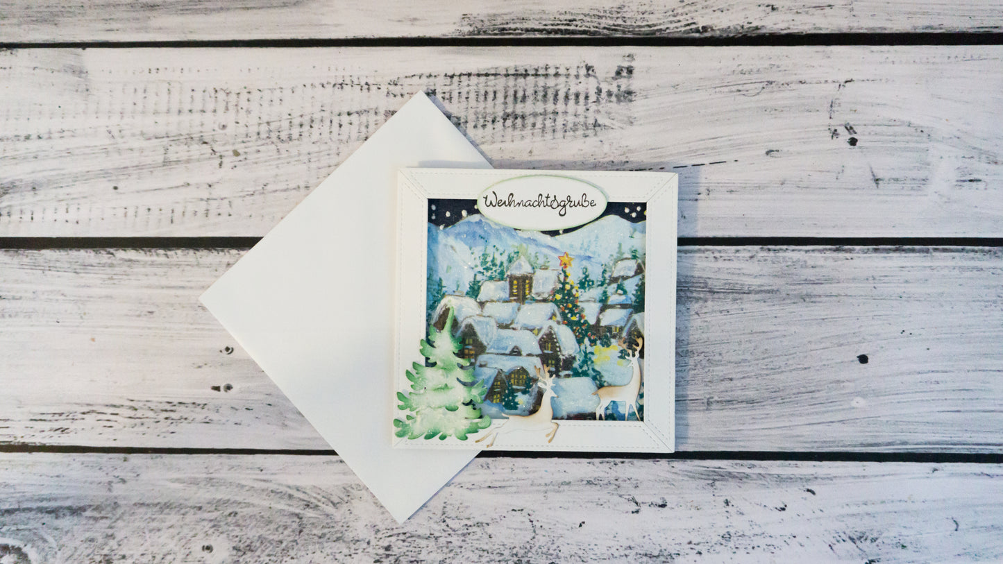 Christmas card set 'Peace'