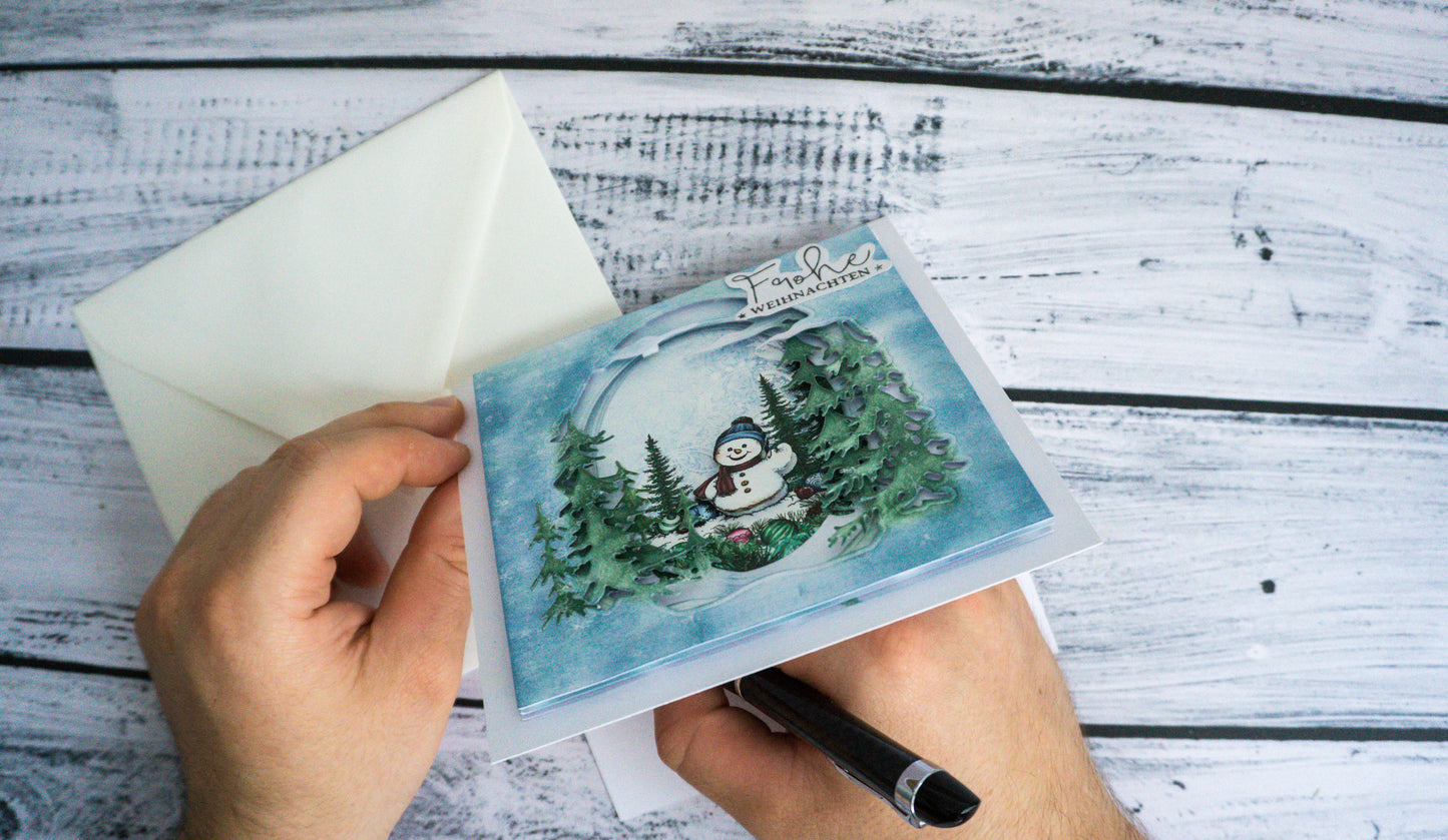 Christmas card 'Nessie'
