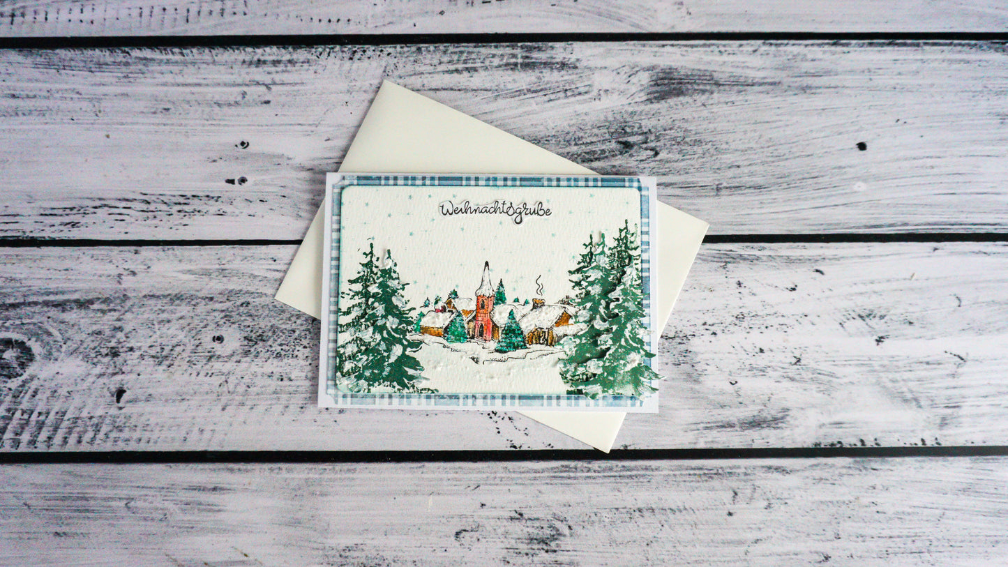 Christmas card 'Delphia'