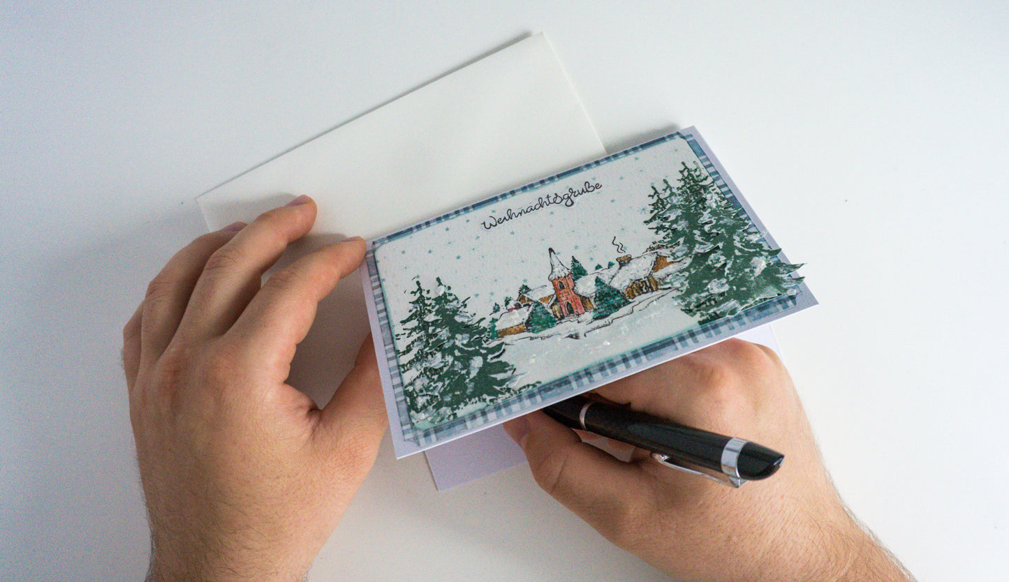 Christmas card 'Delphia'