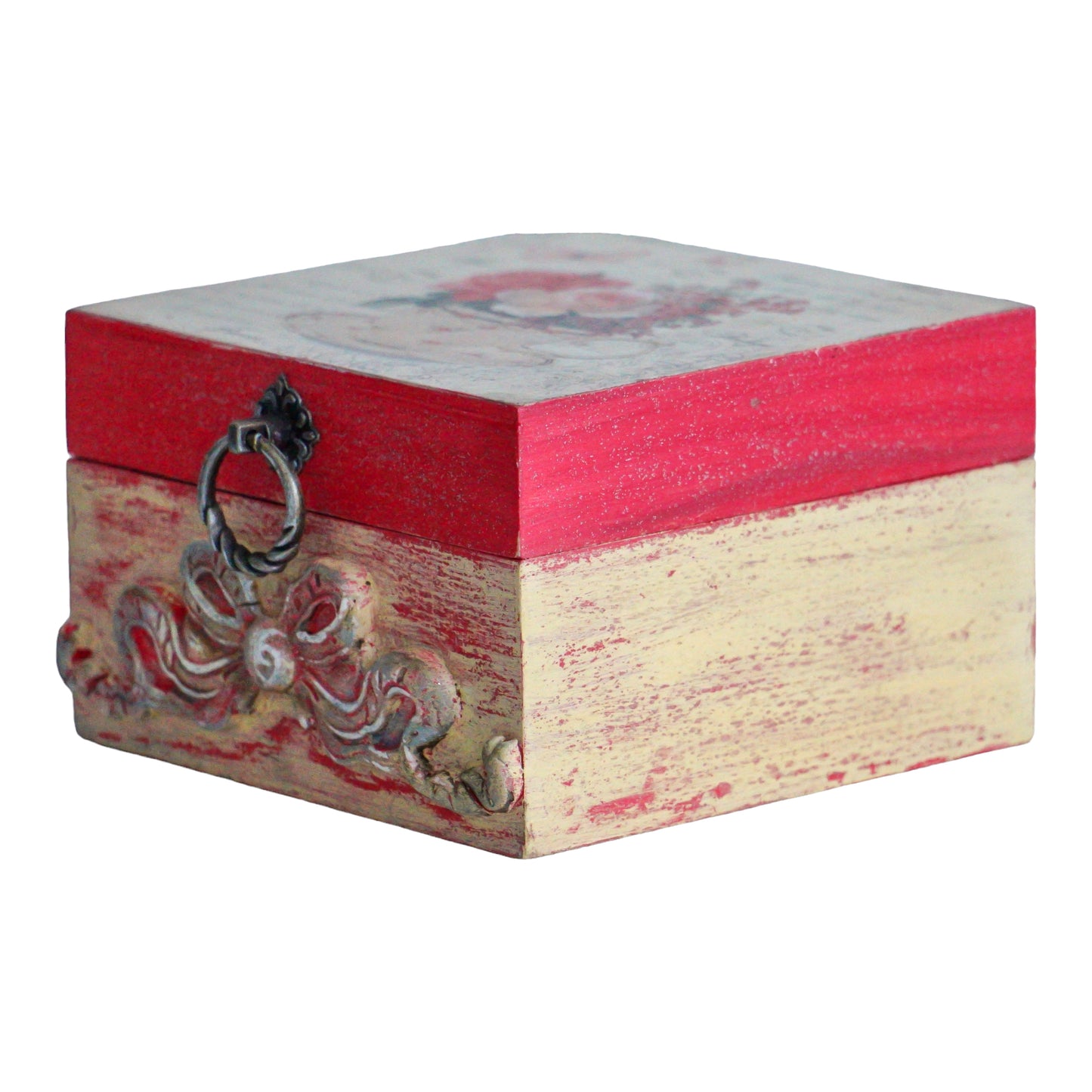Tea box with 4 compartments 'Scarlet'